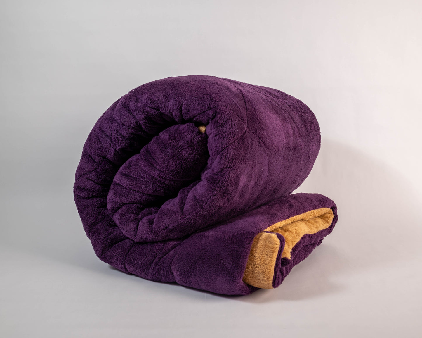 Purple Fiber Duvet Set